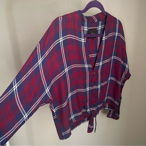 Rails Front Tie Sloane Blouse - Picture 3 of 8